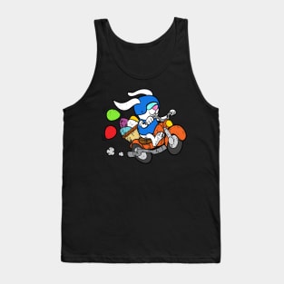 Retro Vintage Grunge Easter Bunny Tank Top